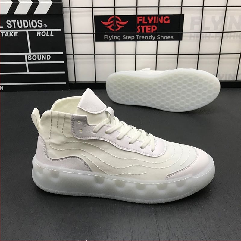 Augstās unisex sporta kurpes (auduma augšdaļa, gumijas zole, injekcijas formēta zole)