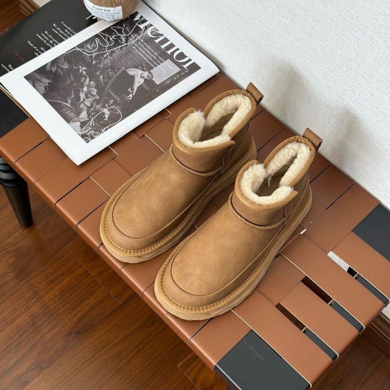 Vīriešu ziemas zābaki sniegam ar bieza vilnas odai, viegli un silti, augsts tops, elastīgs slip-on, pretslīdējoša zole