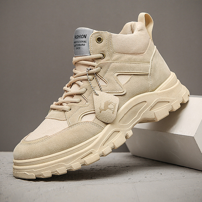 Ghete Martin cu partea superioară PU, talpă Goodyear, toc 3-5 cm, vârf rotund, căptușeală interioară din lână artificială