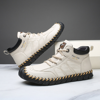 Martin čizme srednje visine, ručno šivane, zimske, gornji dio: Super Fiber, potplat: guma, uložak PU, podstava: umjetna koža