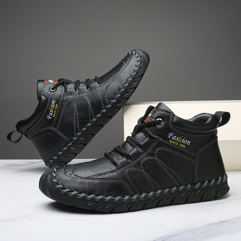 Martin čizme srednje visine, ručno šivane, zimske, gornji dio: Super Fiber, potplat: guma, uložak PU, podstava: umjetna koža