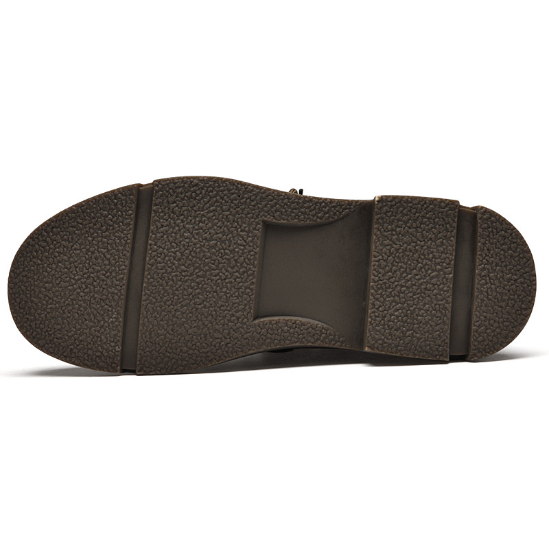 Martin saapad meestele, 4,5 cm tõstmine, keskmise kõrgusega, kahekihilise veisnahaga ülemine, kummist tald