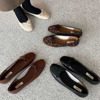 Lamode klasikinės moterų plokščiapadės su kaspinu, apvali nosis, PU viršus, žemas kulnas, kasdieniam nešiojimui, nėščioms