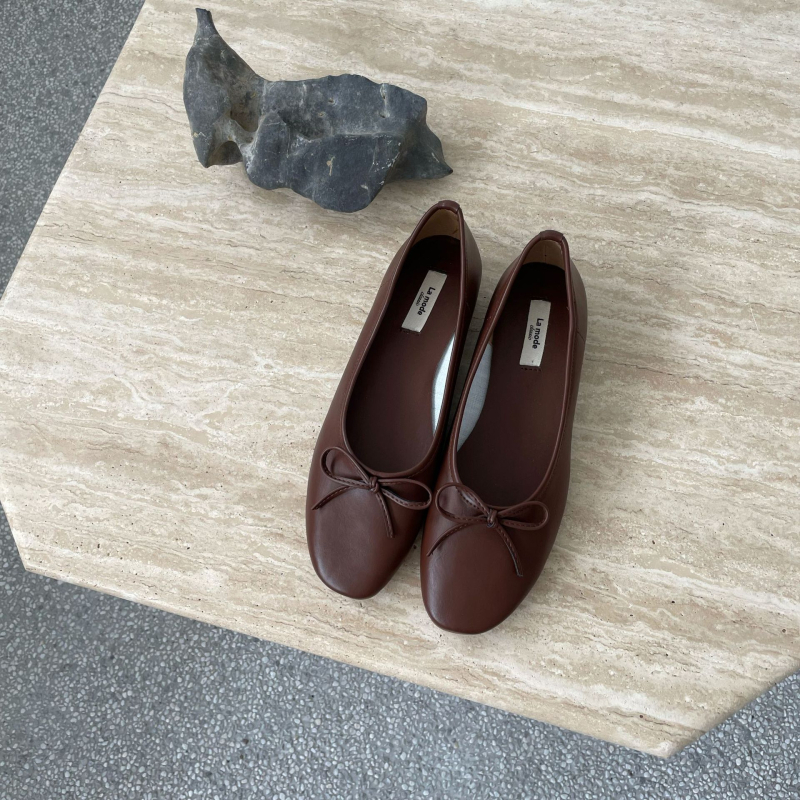 Moteriški plokščios bateliai kasdieniam naudojimui, apvalus pirštas, PU viršus, žemas kulnas iki 3 cm, vulkanizuotas padas