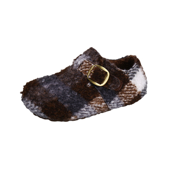 Mary Jane szőrös balerina – velúr felsőrész, belső műszőr bélés, Velcro-zár, PVC talp, alacsony sarok 1–3 cm, kerek orr, téli mindennapi viselet