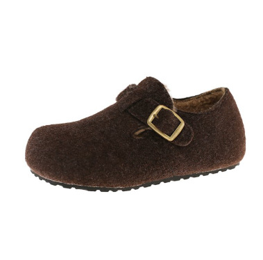 Ženske slip-on loaferice od velura s mekanom podstavom, okrugli vrh, niski potpetica 1–3 cm, jednobojne, pogodne za zimu, proljeće i jesen