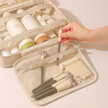 Utazási akasztós táska — poliészterből készült, többfunkciós szervező kozmetikumok és higiéniai kellékek számára