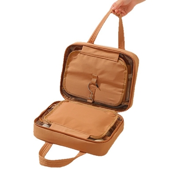 Utazási akasztós táska — poliészterből készült, többfunkciós szervező kozmetikumok és higiéniai kellékek számára