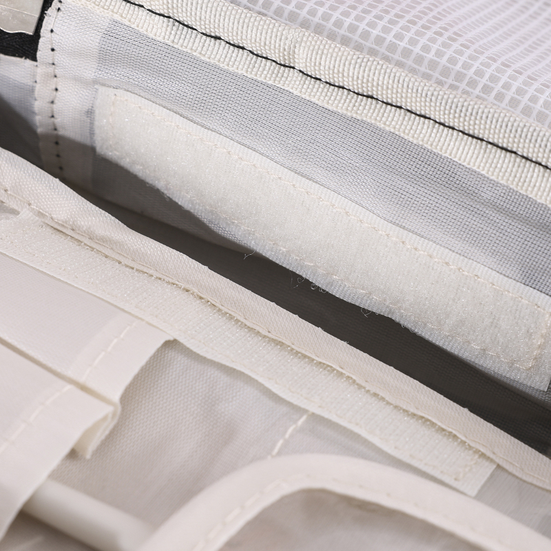 Козметична и тоалетна чанта за пътуване — водоустойчива, полиестер, модел с букви, подплата полиестер, цип