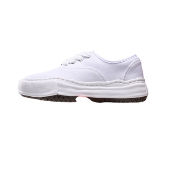 Unisex auduma skeita kurpes ar šaha laukuma rakstu, apaļš purns, gumijas zole, šņorēšana