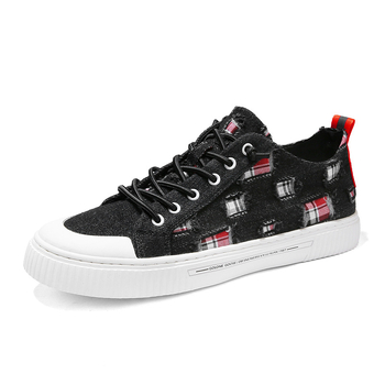 Harezas Ανδρικά Slip-on Παπούτσια Καμβά, Αναπνεύσιμα, Με στρογγυλή μύτη, Λαστιχένια σόλα