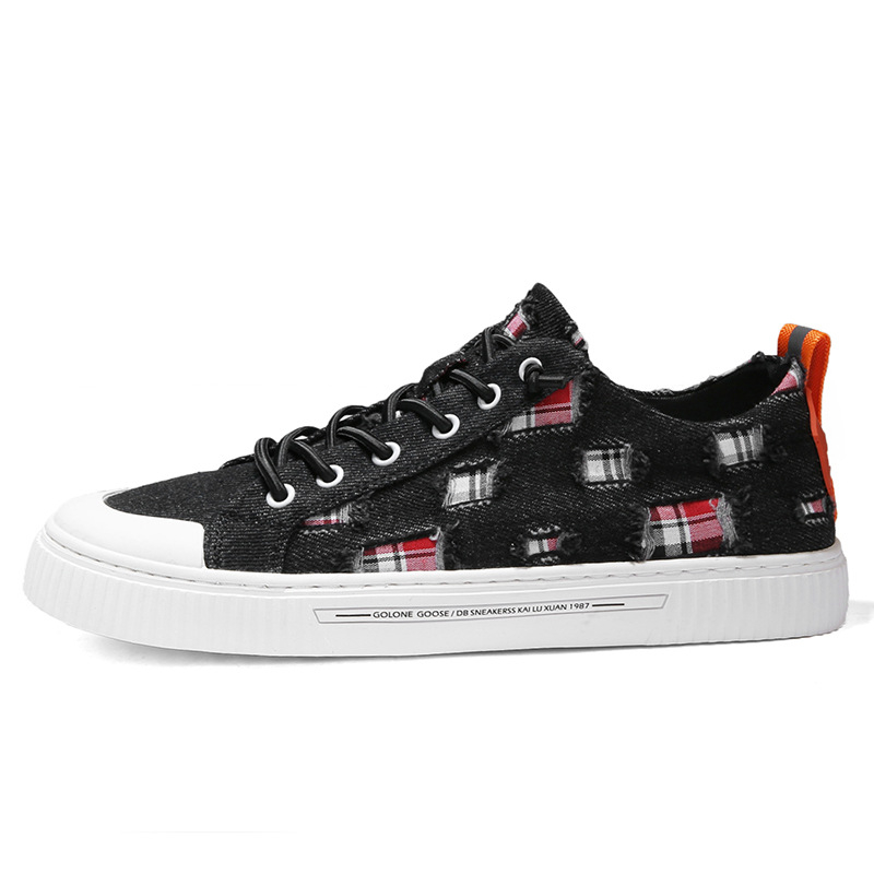 Harezas Ανδρικά Slip-on Παπούτσια Καμβά, Αναπνεύσιμα, Με στρογγυλή μύτη, Λαστιχένια σόλα