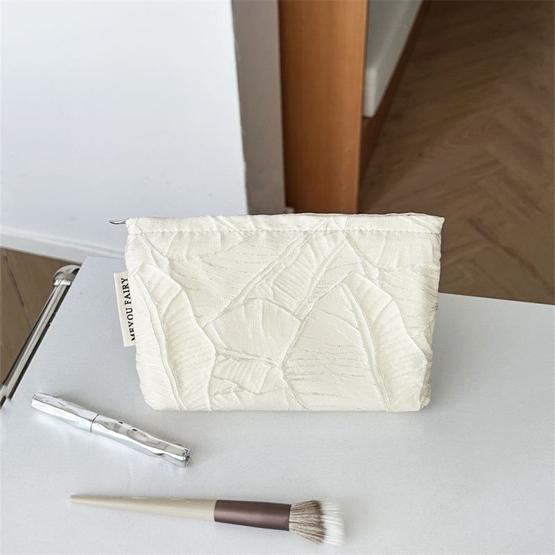 Taška na make-up s veľkým objemom, skladacia, vonkajšia časť z polyesteru, vnútorná podšívka z plátna, jednofarebná, pre ženy