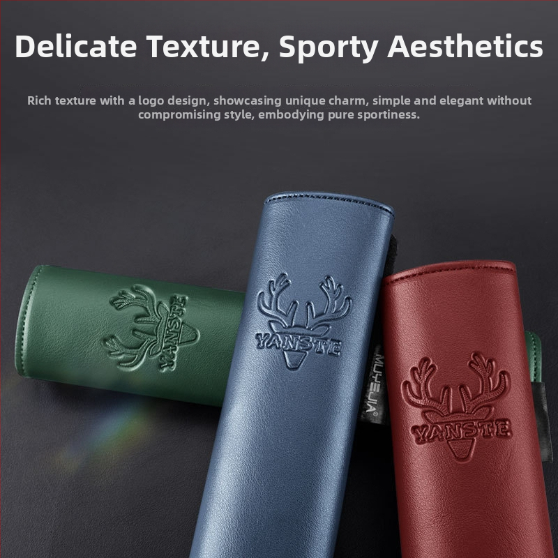 Cordovan nahast auto turvavöö kaitsekate – kulumise vastupidav, pikendatud õlarihm, logo trükk