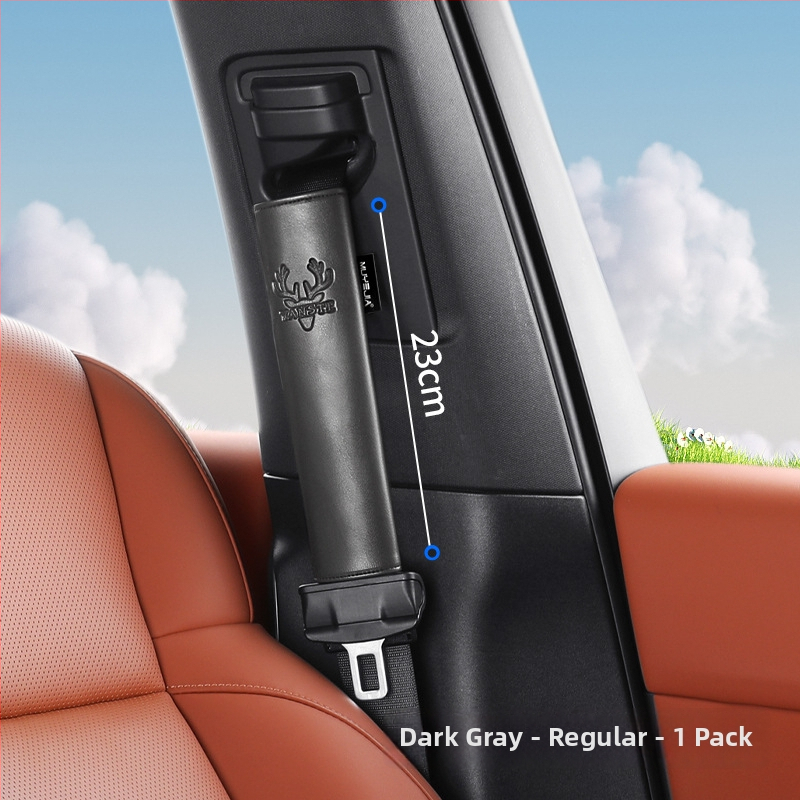 Cordovan nahast auto turvavöö kaitsekate – kulumise vastupidav, pikendatud õlarihm, logo trükk