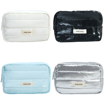 Козметична чанта с голям капацитет и разширяем дизайн, проветрива и ултралека, ръчна дръжка, полиестерна материя, възможност за персонализиране на логото