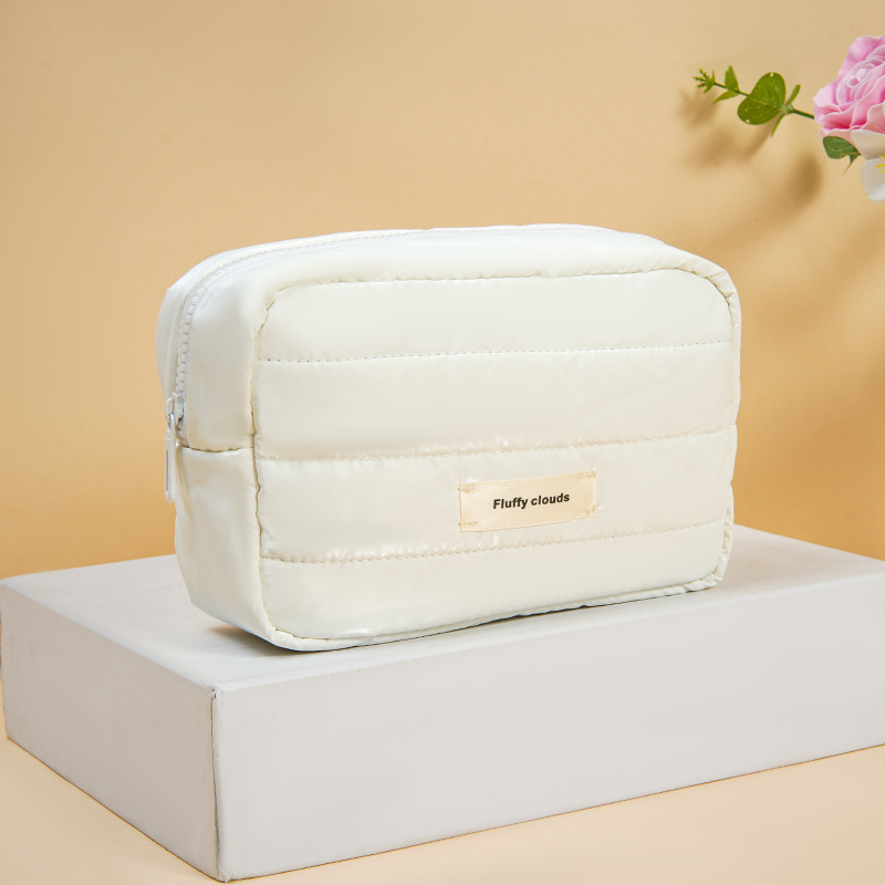Prenosná cestovná kozmetická taška, unisex, ľahká, z polyesteru, s rozšíriteľnou kapacitou, mestský minimalistický štýl