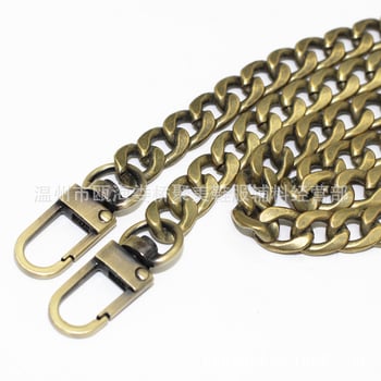 Metalni lanac za torbu/rameni pojas, elektroplatiniranje; kategorija: torba/rameni pojas; tip: lanac; materijal: metal