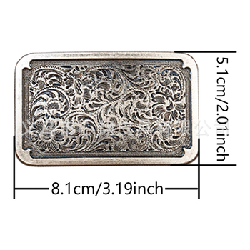 Új, határokon átnyúló, retró, négyzet alakú csat szabálytalan vonalvezetéssel, divatos és sokoldalú unisex cinkötvözet övcsat