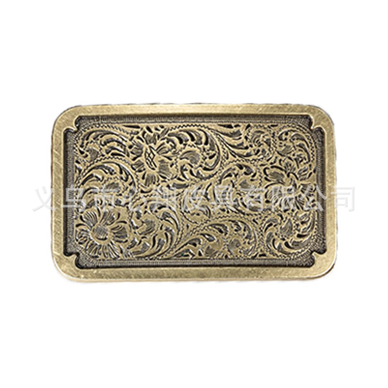 Új, határokon átnyúló, retró, négyzet alakú csat szabálytalan vonalvezetéssel, divatos és sokoldalú unisex cinkötvözet övcsat