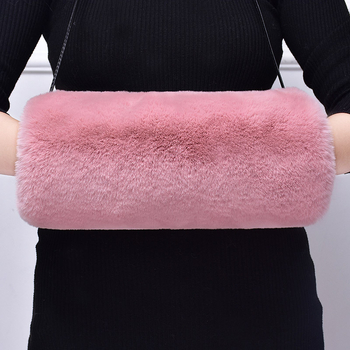 Ofertă specială de iarnă: Încălzitoare de mâini din blană artificială groasă de iepure, Încălzitoare de mâini din pluș, Încălzitoare de mâini din blană artificială, Mâneci și Încălzitoare de mâneci