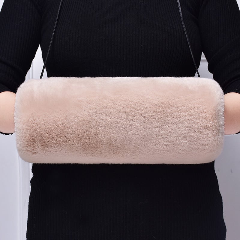 Ofertă specială de iarnă: Încălzitoare de mâini din blană artificială groasă de iepure, Încălzitoare de mâini din pluș, Încălzitoare de mâini din blană artificială, Mâneci și Încălzitoare de mâneci