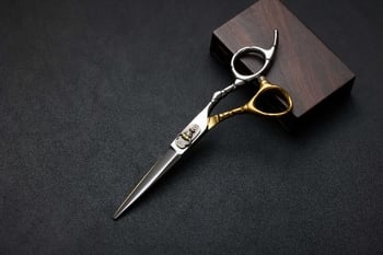 Σετ ψαλιδιών κομμωτηρίου, ψαλίδι αραίωσης από ανοξείδωτο ατσάλι 9CR 6 ιντσών, εργαλεία κουρέματος αφτιών, ψαλίδι styling μαλλιών