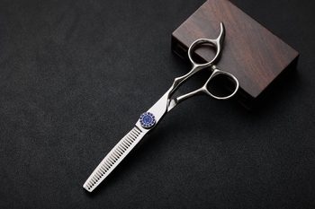 Σετ ψαλιδιών κομμωτηρίου, ψαλίδι αραίωσης από ανοξείδωτο ατσάλι 9CR 6 ιντσών, εργαλεία κουρέματος αφτιών, ψαλίδι styling μαλλιών