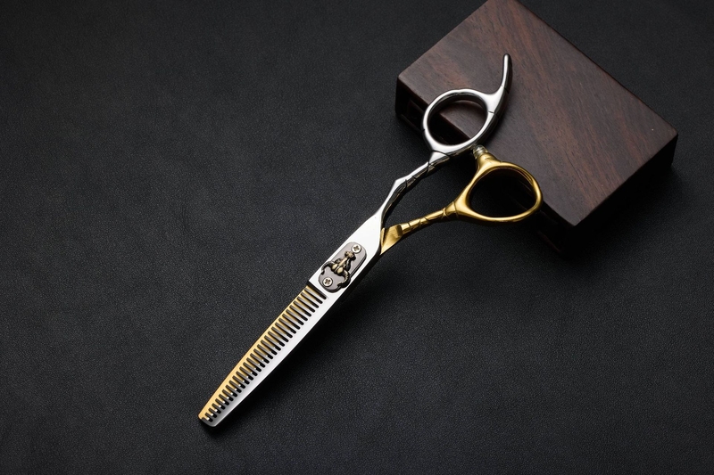 Σετ ψαλιδιών κομμωτηρίου, ψαλίδι αραίωσης από ανοξείδωτο ατσάλι 9CR 6 ιντσών, εργαλεία κουρέματος αφτιών, ψαλίδι styling μαλλιών