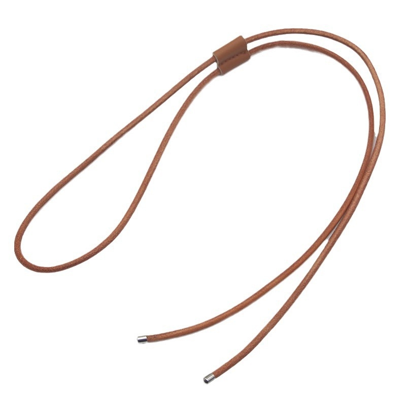 Valódi bőrből készült táskarám kötéllel, állítható hosszúságú crossbody – első réteg marhabőr