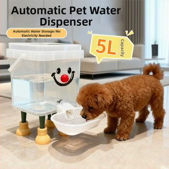 Dzīvnieku ūdens dozators, elektrisks, plastmasas, universāla lietošana, liels tilpums, automātiska barošana