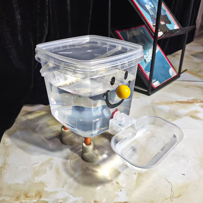 Диспенсър за вода за домашни любимци, електрически, автоматично подаване на вода, пластмасов, универсален, голям капацитет (пластмасов • автоматично подаване • комплект 1 бр.)