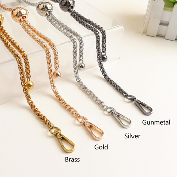 Unida ιμάντας για τσάντα με μεταλλική αλυσίδα, ρυθμιζόμενος, με χάντρες, αστικός μινιμαλιστικός στυλ