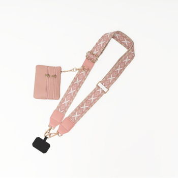 Ремък за чанта през рамо – полиестер, дишащ, ултралек, износоустойчив, геометричен модел