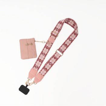 Ремък за чанта през рамо – полиестер, дишащ, ултралек, износоустойчив, геометричен модел