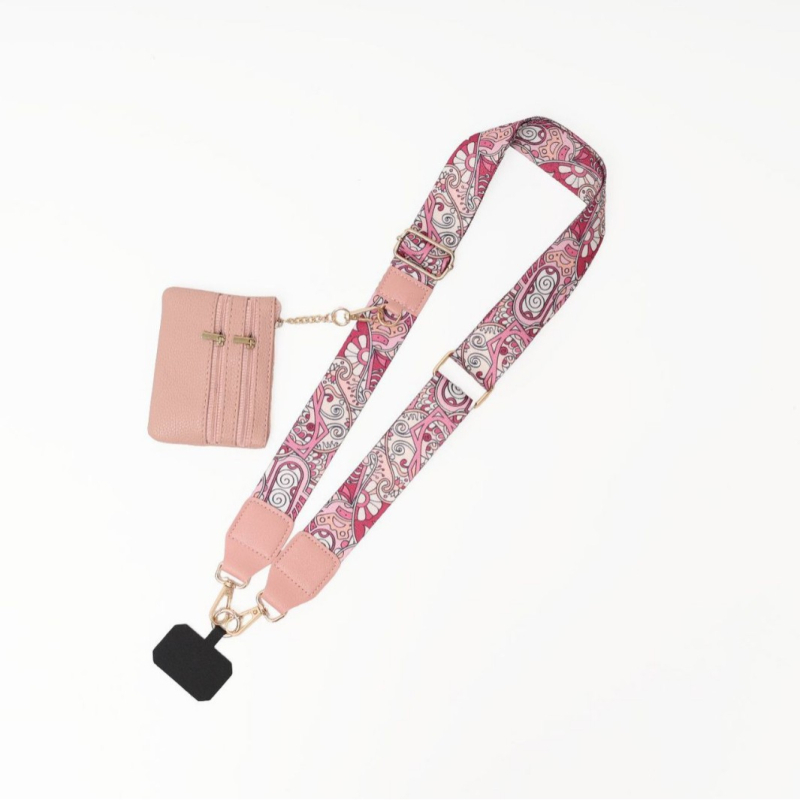 Ремък за чанта през рамо – полиестер, дишащ, ултралек, износоустойчив, геометричен модел