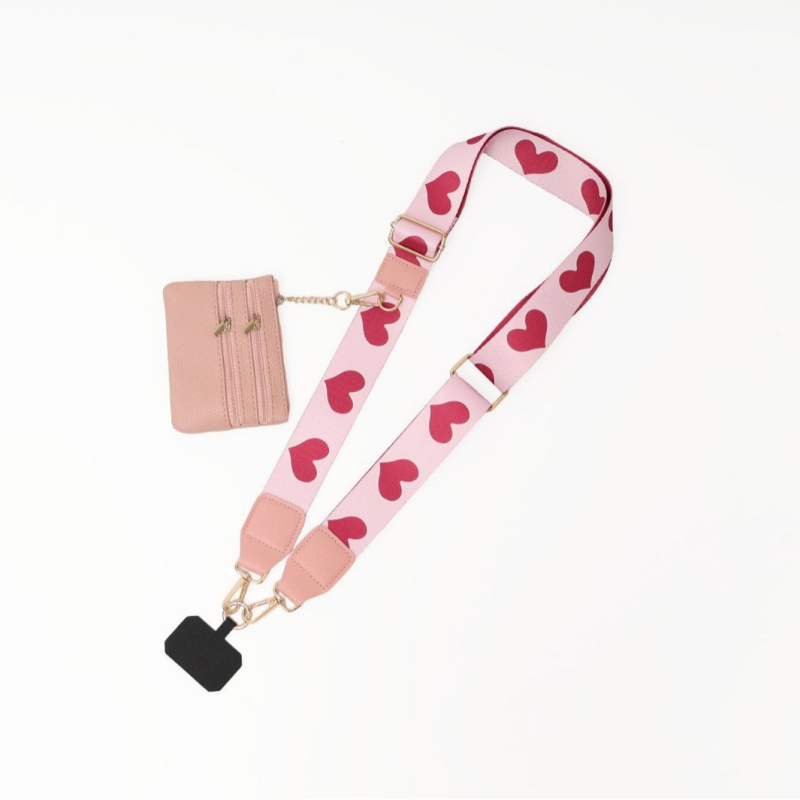 Ремък за чанта през рамо – полиестер, дишащ, ултралек, износоустойчив, геометричен модел