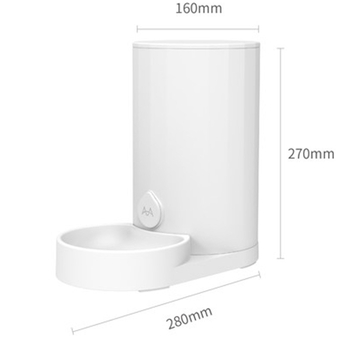 Meifu Distribuitor automat de apă pentru pisici cu alimentator wireless, plastic, origine Zhejiang