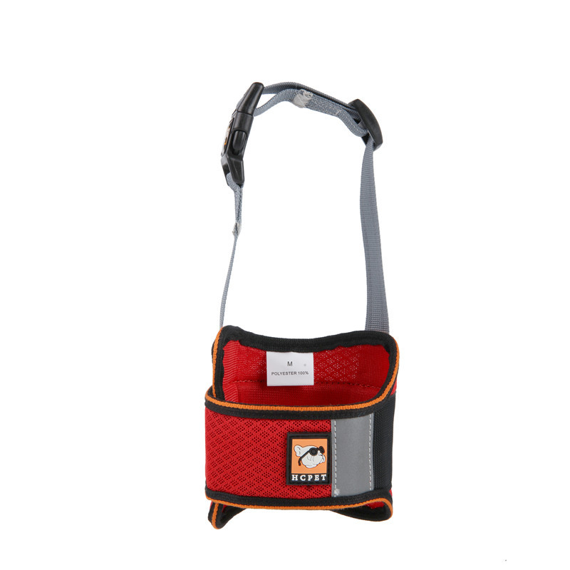 Namordnik za psa s prilagodljivim Velcro zatvaranjem, prozračna mreža s 9 otvora, najlonska traka, pamuk rub, reflektirajuće trake