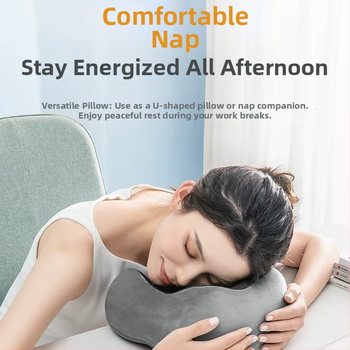 U-kujuline kaelalapp mäluvahtiga reisile, Crystal Velvet kanga, kerge kaal kuni 0,5 kg