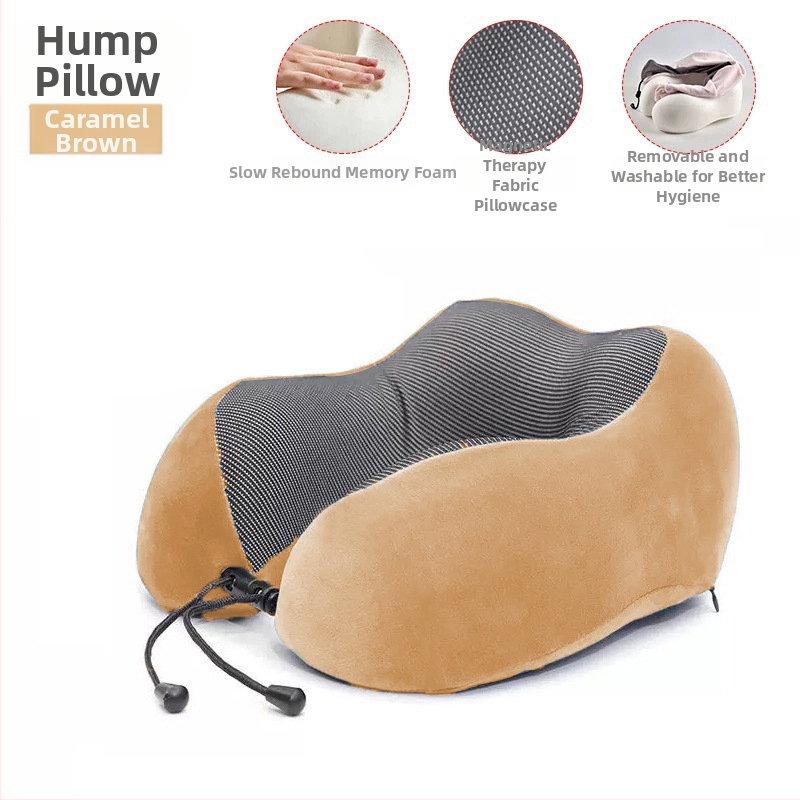 U-kujuline kaelalapp mäluvahtiga reisile, Crystal Velvet kanga, kerge kaal kuni 0,5 kg