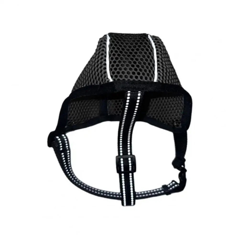 Move reflektirajući muzzle za psa s prozračnom mrežom – protiv ugriza, protiv lajanja i protiv jedenja, poliester