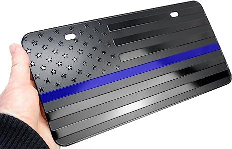 Maizele nosač registarske pločice od aluminijevog legura, prilagodljiv univerzalni prikaz registarske pločice u američkom stilu, metalna zidna umjetnost kulture automobila