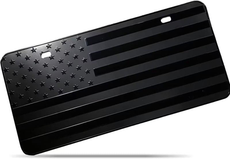 Maizele nosač registarske pločice od aluminijevog legura, prilagodljiv univerzalni prikaz registarske pločice u američkom stilu, metalna zidna umjetnost kulture automobila