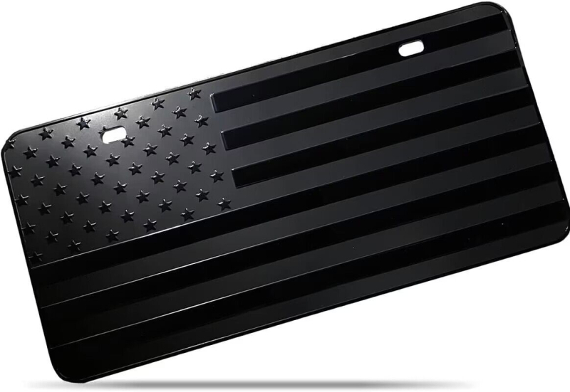 Maizele nosač registarske pločice od aluminijevog legura, prilagodljiv univerzalni prikaz registarske pločice u američkom stilu, metalna zidna umjetnost kulture automobila