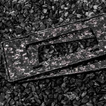 Okvir za registarsku pločicu za taiwanški automobil – pravo karbonsko vlakno, Toray True Carbon Fiber, 3K Twill, Model 998, Pribor 998-1