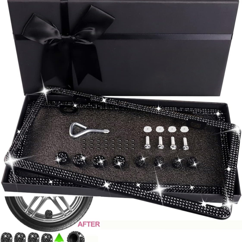 Univerzalni okvir za registarsku pločicu – aluminijska legura, model TM-M-01, kompatibilan s vozilima američkog standarda, dodatak M-01, marka Car Meimei.