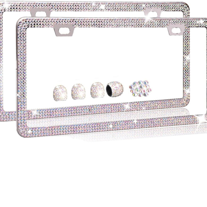 Univerzalni okvir za registarsku pločicu – aluminijska legura, model TM-M-01, kompatibilan s vozilima američkog standarda, dodatak M-01, marka Car Meimei.