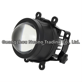 Miglas gaisma ar četrstūra stiprinājumu un lēcu, daudzkrāsas LED, 9-32V, 55W, 6500lm, IP68, Nono