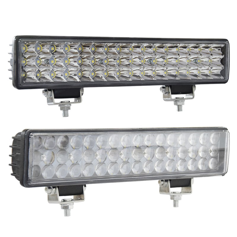 Autóhoz való LED csíklámpa – tetőre szerelhető, 100W, 12–80V, IP67, öntött alumínium + PC ház, élettartam 50 000 óra